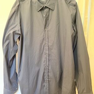 Hugo Boss Charcoal Button-Down Shirt